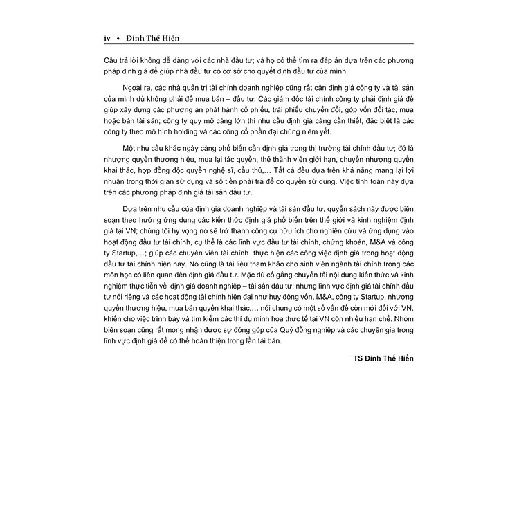 Định Giá Doanh Nghiệp Và Tài Sản - Ứng Dụng Trong Đầu Tư Tài Chính - Ảnh 5