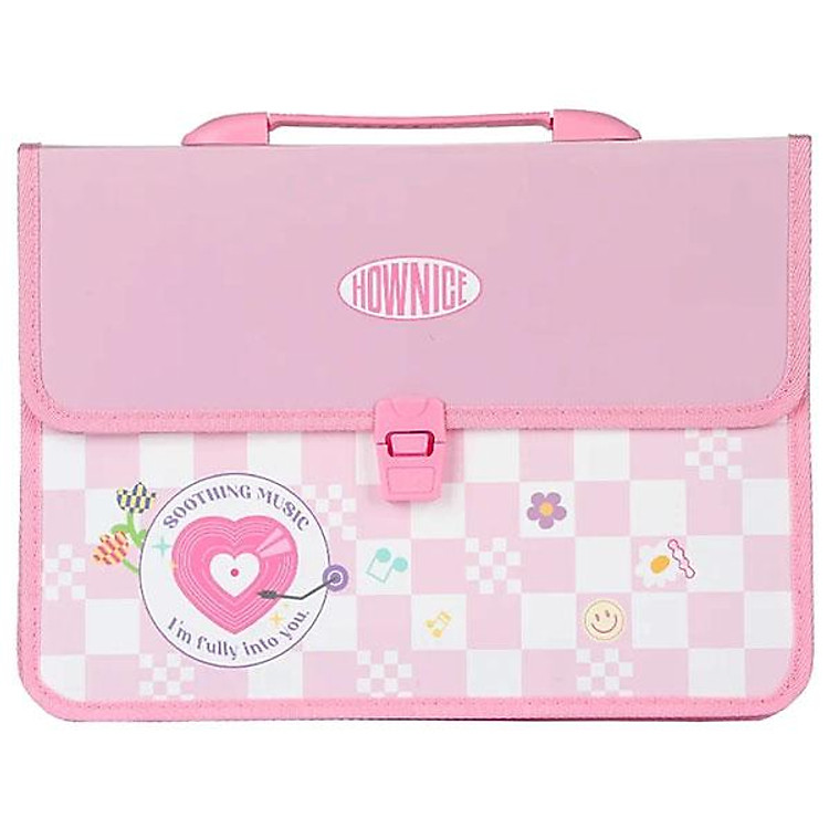 Cặp Học Sinh A4 Deli CF556 – Màu Hồng