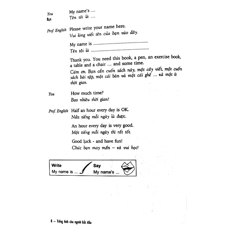 Tiếng Anh Cho Người Bắt Đầu (Giáo Trình Tự Học) - Ảnh 5