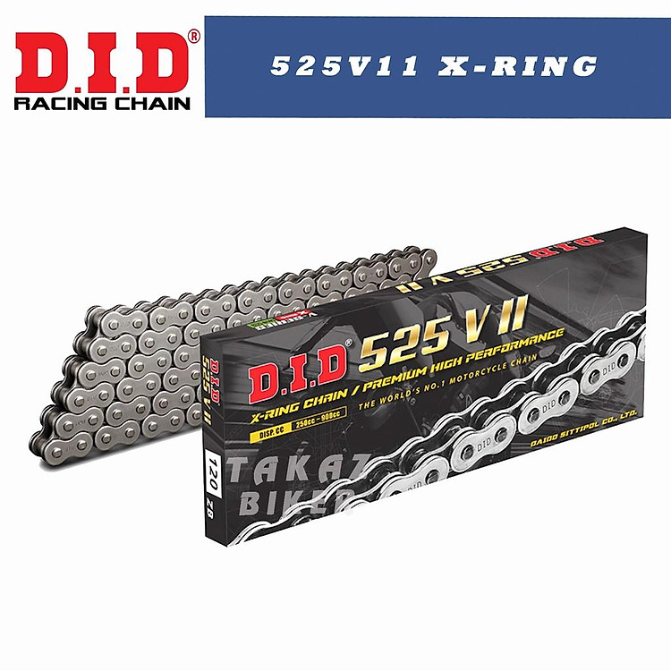 Dòng Sên 525VII X-Ring D.I.D V Series Thích Hợp Các Dòng Xe Từ 250cc đến 900cc