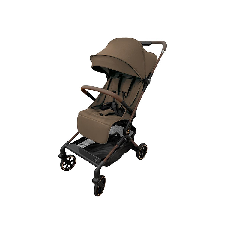 Unilove Xe đẩy Aero siêu nhẹ, dễ dàng gấp gọn bằng một tay, có mái che chống tia UV, bánh xe chống xóc