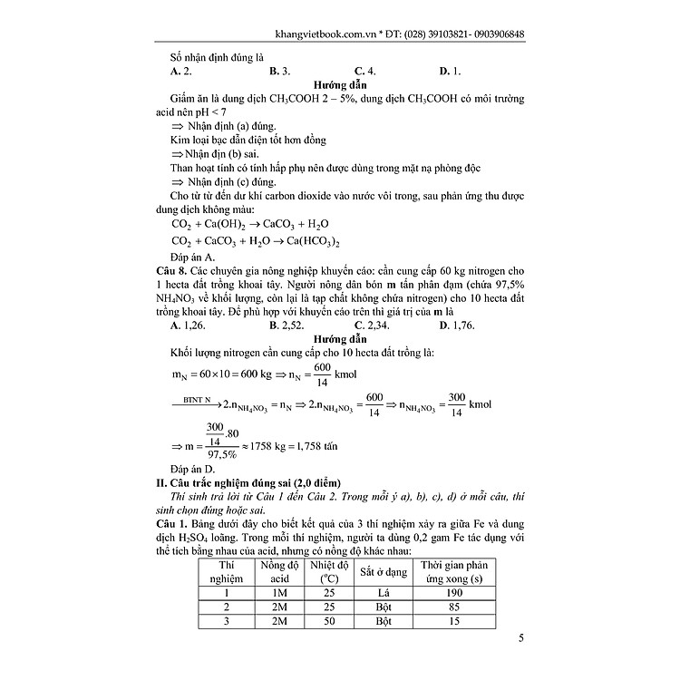 Bộ Đề Thi Học Sinh Giỏi Và Ôn Thi Vào Lớp 10 Chuyên Hóa (Có Lời Giải Chi Tiết) - Ảnh 5