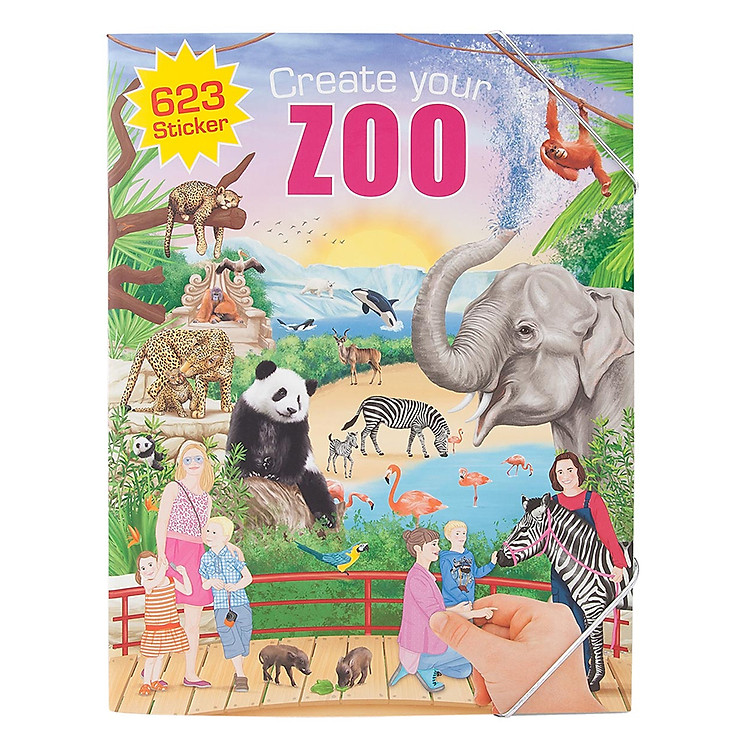 Bộ Sưu Tập Stickers Thiết Kế Sở Thú Của Bé TOPModel TM5376