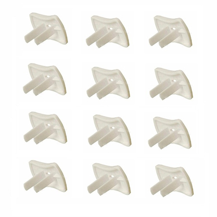 Bộ 12 nắp che ổ điện trắng