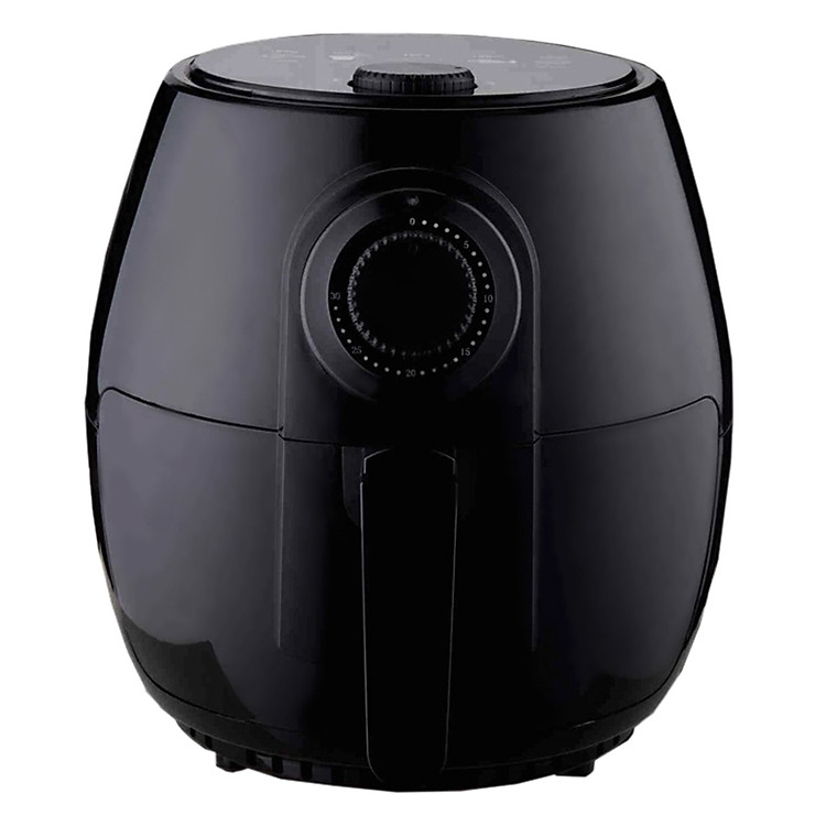 Nồi Chiên Không Dầu Mishio MK-01 (2.6L) - Đen + Tặng Chảo Chống Dính - Hàng chính hãng