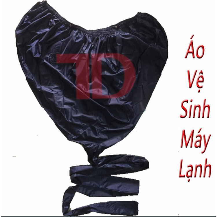 Túi vệ sinh máy lạnh, đuôi 2.5 mét, miệng 1.8 mét, áo bạt trùm rửađiều hòa treo tườn, dụng cụ vệ sinh máy lạnh, tặng kèm dây xỏ, hàng chính hãng, Điện Lạnh Thuận Dung