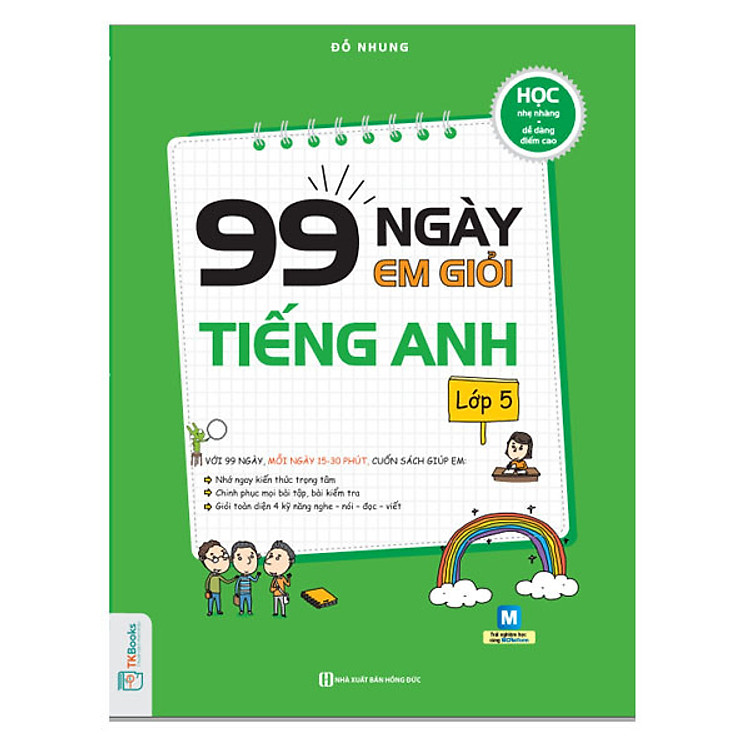 Sách 99 Ngày Em Giỏi Tiếng Anh Lớp 5