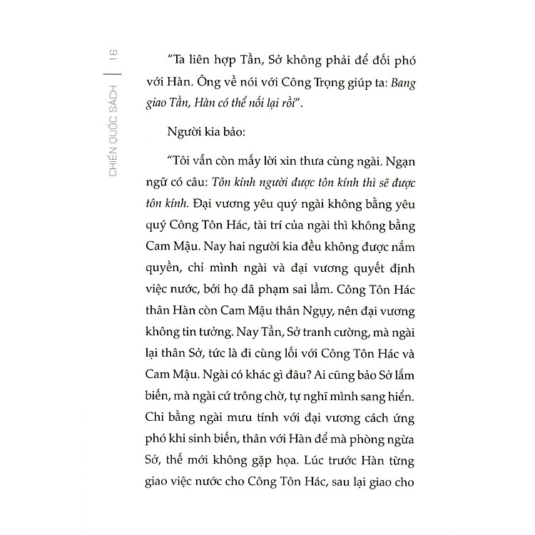 Chiến Quốc Sách - Những Lời Đanh Thép Thiên Thu - Ảnh 4