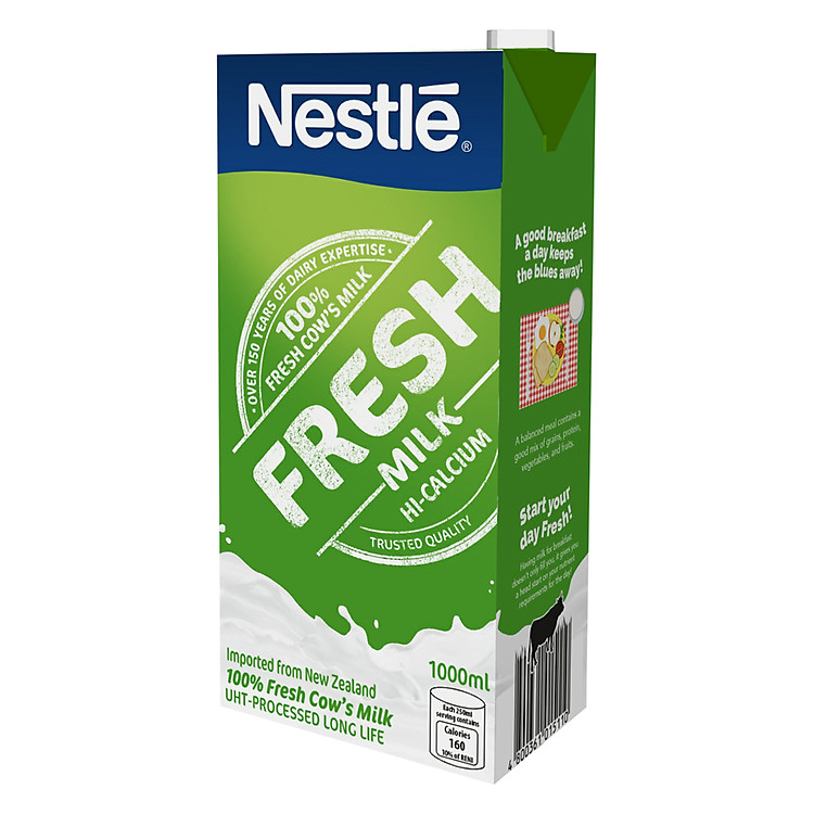 Sữa Tươi Nguyên Chất Tiệt Trùng Không Đường Nestlé Fresh Milk (1L)