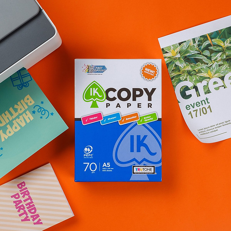 Giấy A5 70gsm IK Copy (500 tờ) - Ảnh 7