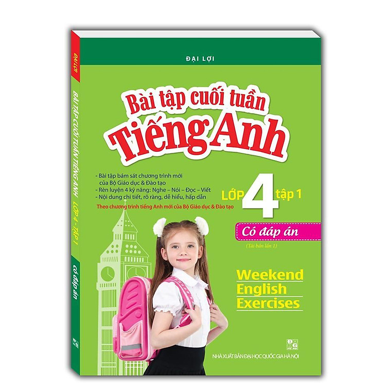 Bài Tập Cuối Tuần Tiếng Anh Lớp 4 – Tập 1