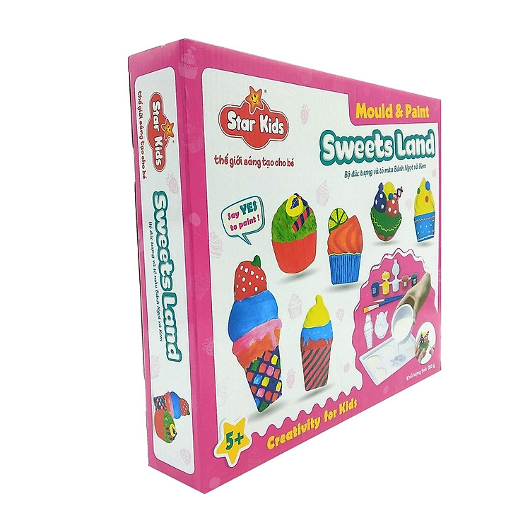 Bộ Đúc Tượng Và Tô Màu Bánh Ngọt Chính hãng Giá tốt - Hình ảnh 2