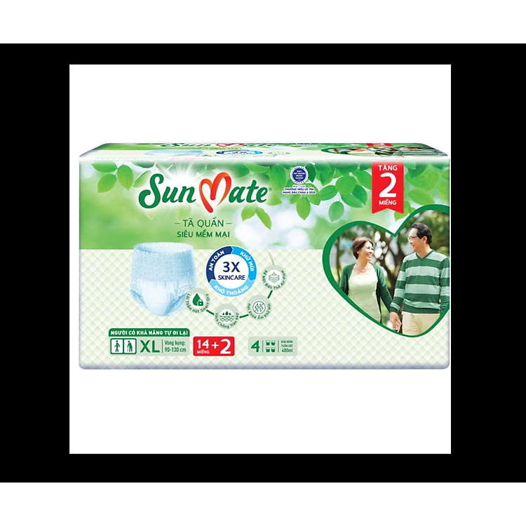 Chọn mua tại Shopee: Tã Quần Người Lớn Sunmate Size XL14 mua giá tốt nhất tại Shop Mall