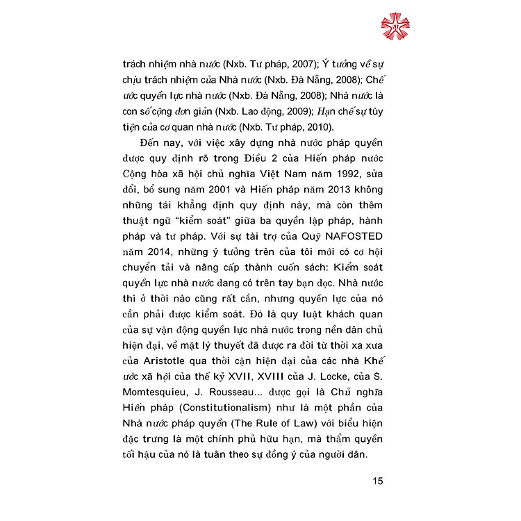 Kiểm Soát Quyền Lực Nhà Nước (Tái Bản Có Sửa Chữa, Bổ Sung) - Ảnh 6