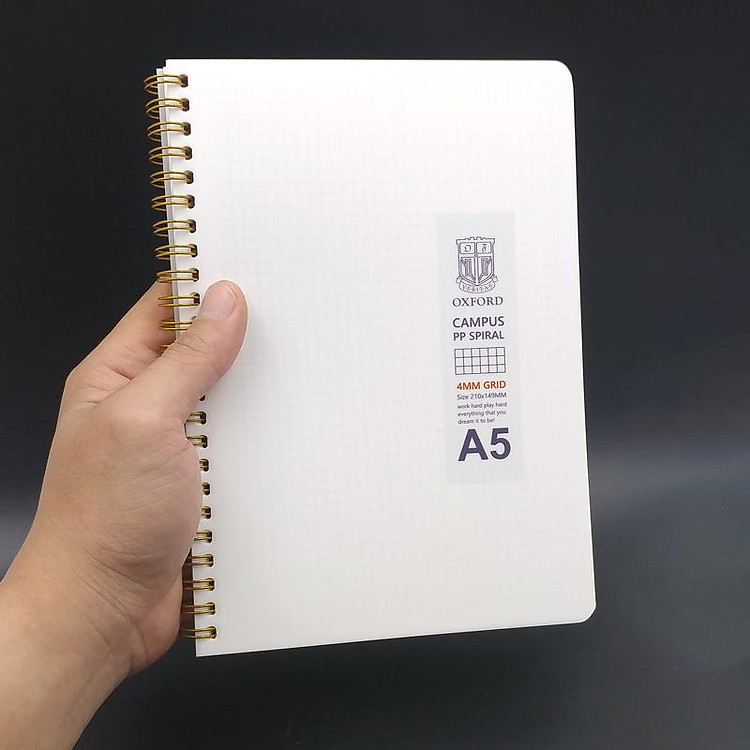 Sổ Lò Xo Milk A5 Ô Vuông 4mm (80 trang) - Ảnh 7