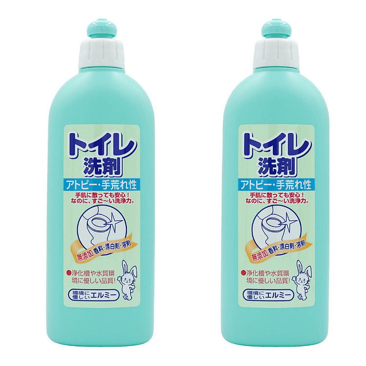 Combo (2 chai hoặc 3 chai) Nước Tẩy Rửa Bồn Cầu Elmie - Chai 400ml (Hàng Nội Địa Nhật Bản)