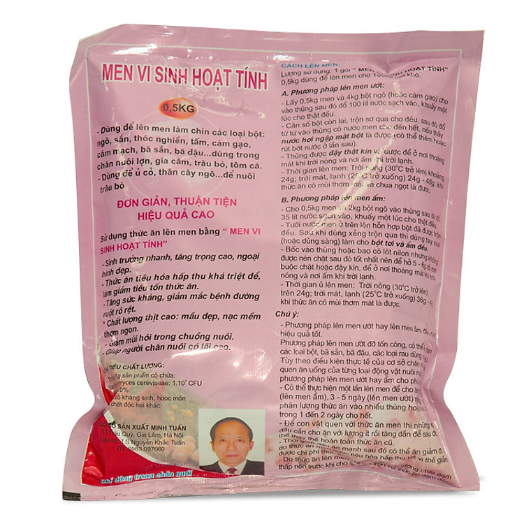 Men ủ vi sinh hoạt tính