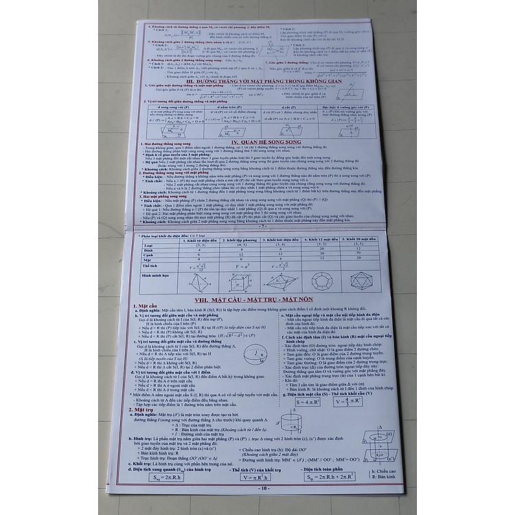 Hệ Thống Kiến Thức Hình Học 10-11-12 - Ảnh 3