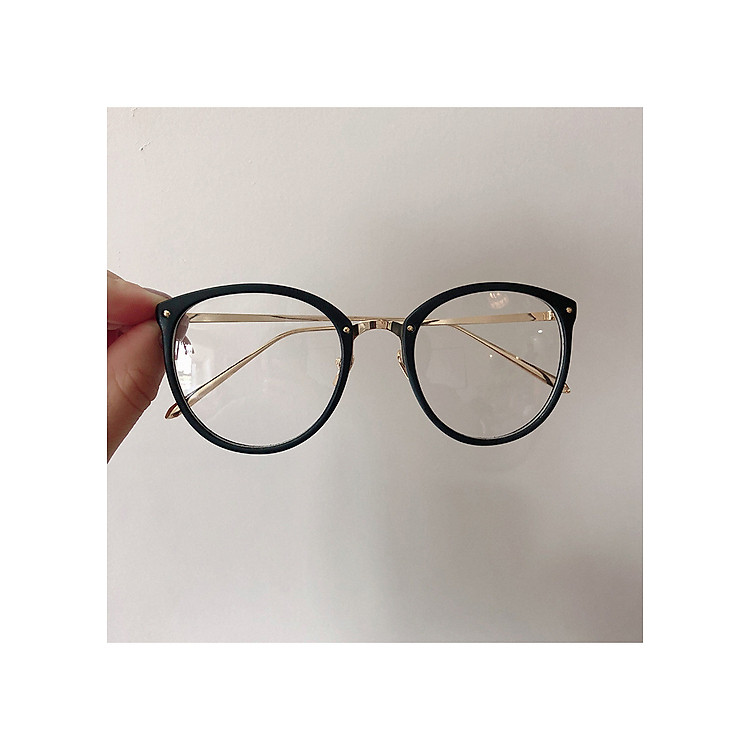 Kính cận thời trang Unisex mắt tròn sang trọng phong cách Hàn Quốc mới