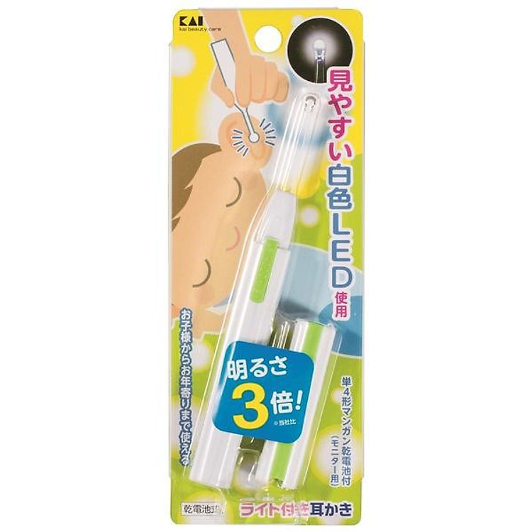 Lấy ráy tai cho bé có đèn cao cấp KAI nội địa Nhật Bản - Giao màu ngẫu nhiên