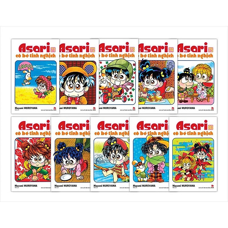Sách - Asari - Cô bé tinh nghịch (combo 10 tập liên tiếp)