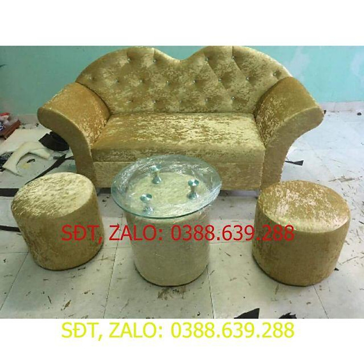 Bộ bàn ghế studio tiệm nail, spa đẹp rẻ