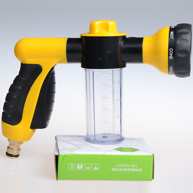 Vòi xịt rửa bọt tuyết tăng áp 8 cấp độ