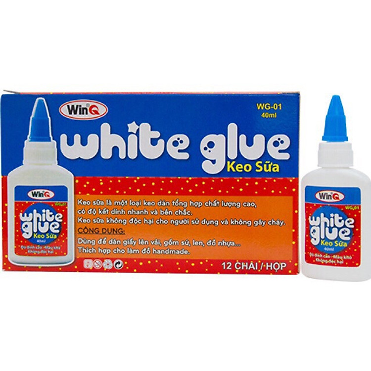 Keo sữa WinQ 40ml (độ dính cao, không độc hại) - Ảnh 3