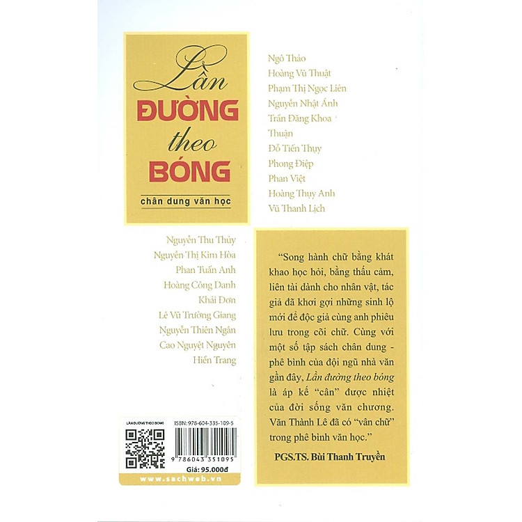 Lần Đường Theo Bóng - Chân Dung Văn Học - Ảnh 2