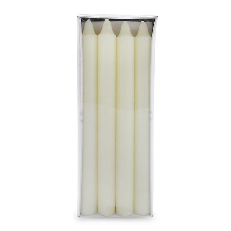Hộp 12 cây nến thơm thẳng Quang Minh Candle EDC2348 25 cm (Kem)