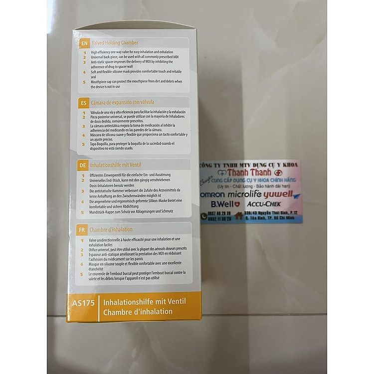 Mua Buồng đệm Babyhaler Rossmax AS175 Chính hãng Giá rẻ - Hình ảnh 2