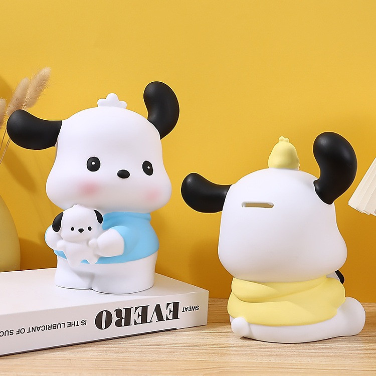 Ống Tiết Kiệm Chó Tai Dài Pochacco (Size Lớn) - Xanh Đứng - Ảnh 5