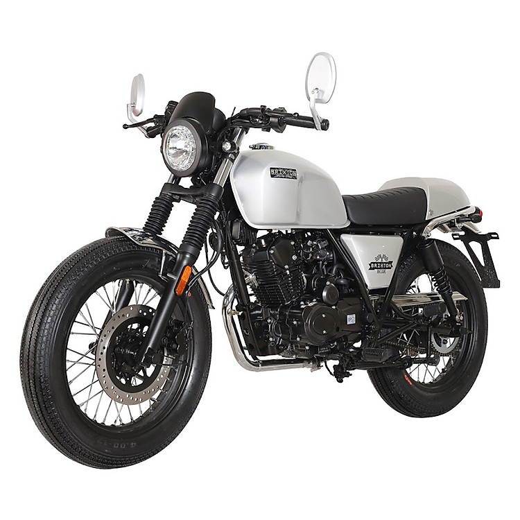 Xe Mô Tô Brixton Café Racer BX150R - Bạc