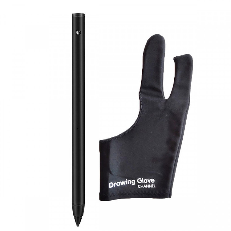 Combo Bút cảm ứng stylus đầu ngòi nhỏ Promax P1 và Găng tay chống cảm ứng (Hàng chính hãng - Hàng Nhập khẩu)