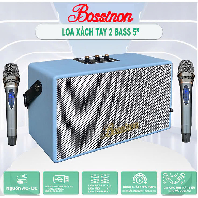 Loa karaoke xách tay mini Jammy S1400- Bảo hành chính Hãn 12 tháng (Bình + Micro bảo hành 6 tháng) - hàng chính hãng