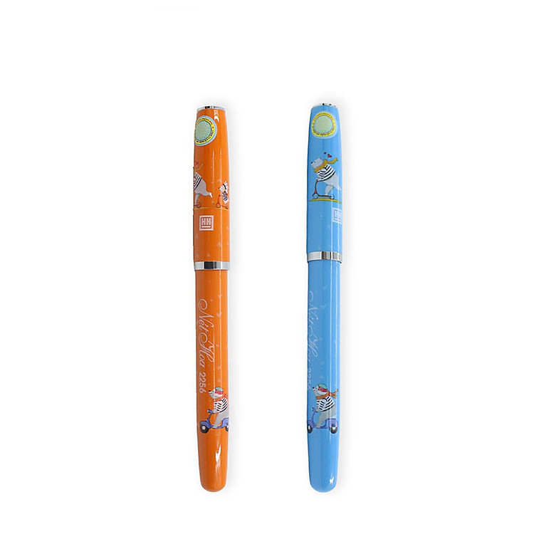 Bút máy nét hoa Hồng Hà (2256 - 2 màu) - Ảnh 2