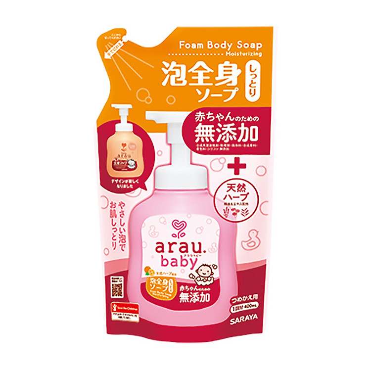 Bọt Tắm Gội Arau Baby 400ml Chính hãng Giá tốt