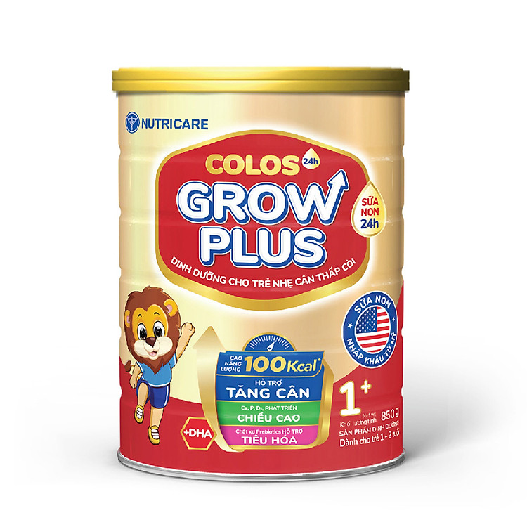 Sữa bột Nutricare Colos 24h Grow Plus 1+ Chất lượng Tiết kiệm - Hình ảnh 3
