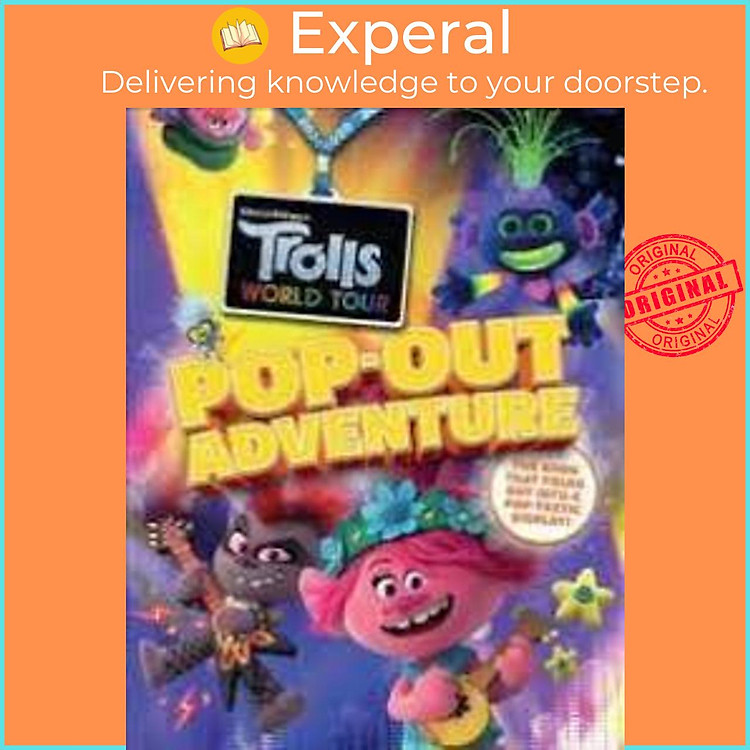 Sách - Trolls World Tour Pop-Out Adventure : A brilliant book which folds o by Caroline Rowlands (UK edition, hardcover)