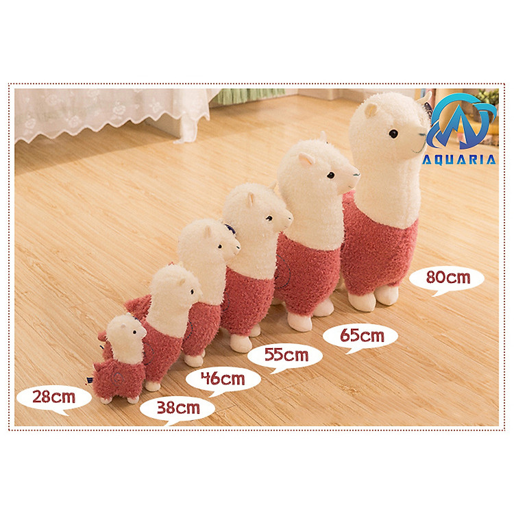 Thú Bông Lạc Đà Alpaca (28cm) - Màu Hồng - Ảnh 6