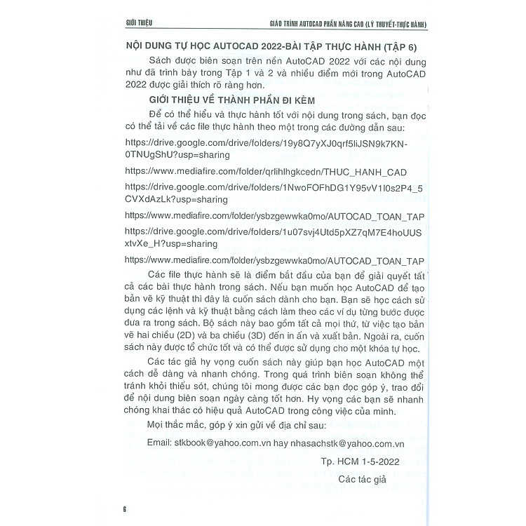 GIÁO TRÌNH AUTOCAD - PHẦN NÂNG CAO (Lý Thuyết - Thực hành) - Ảnh 6