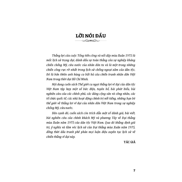 Đại Thắng Mùa Xuân 1975 Qua Góc Nhìn Của Người Nước Ngoài - Kỷ Niệm 50 Năm Ngày Giải Phóng Miền Nam Thống Nhất Đất Nước 1975-2025 - Ảnh 5