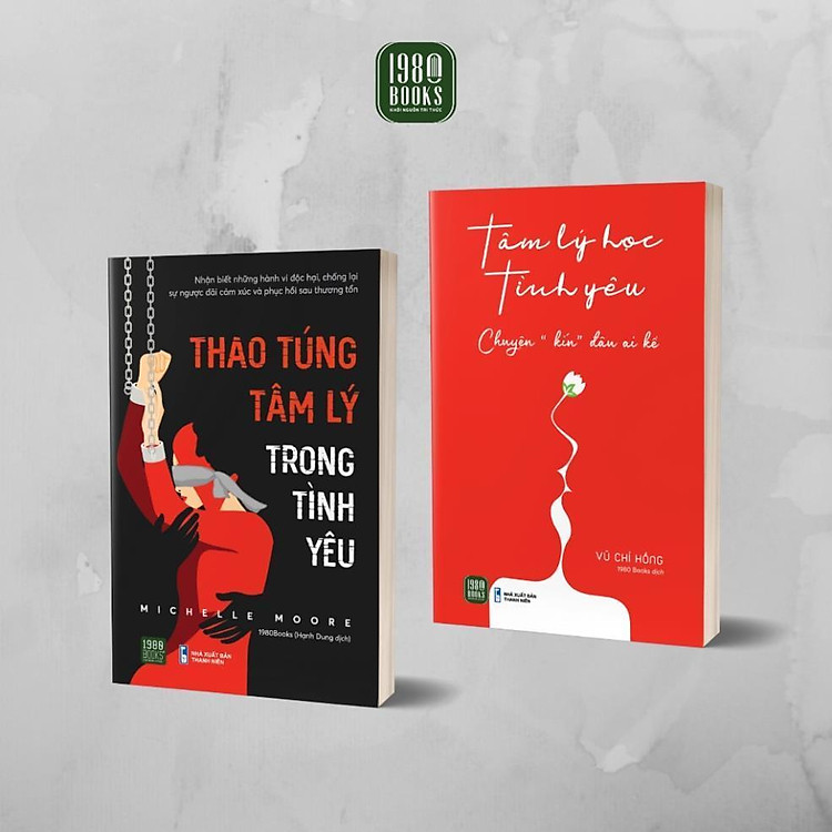 Sách - Combo 2 Cuốn: Thao Túng Tâm Lý Trong Tình Yêu + Tâm Lý Học Tình Yêu - 1980 Books