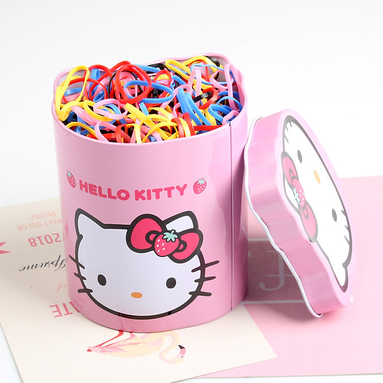 Hộp Dây Cột Tóc Hello Kitty Cho Bé - DT30