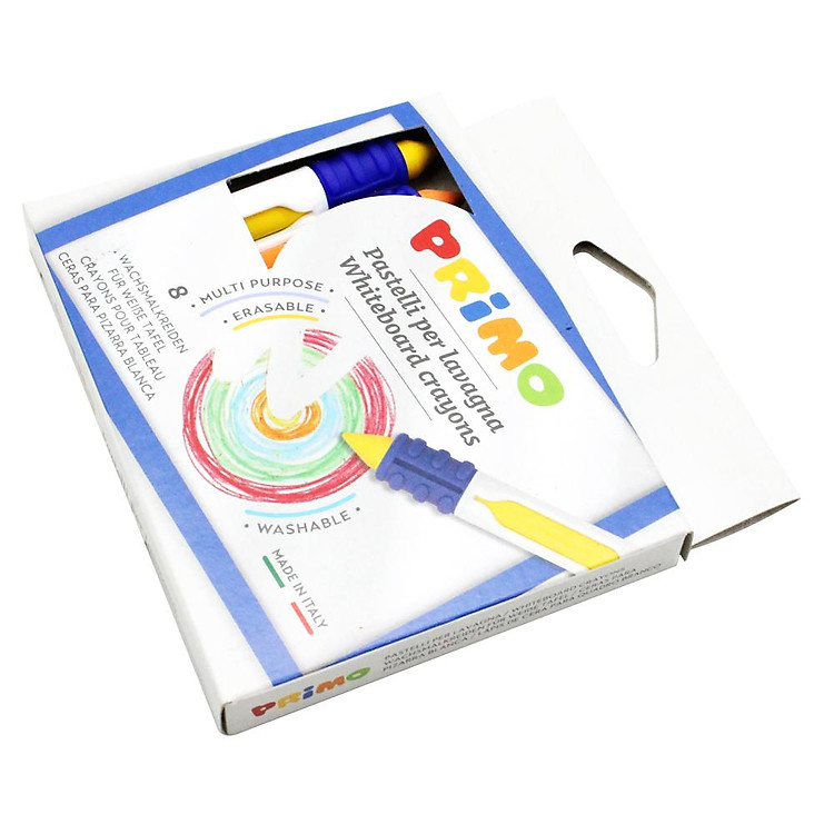 Bộ Bút Màu Sáp Xóa Được Trên Bảng Trắng Primo 1301WM8 (8 chiếc) - Ảnh 5