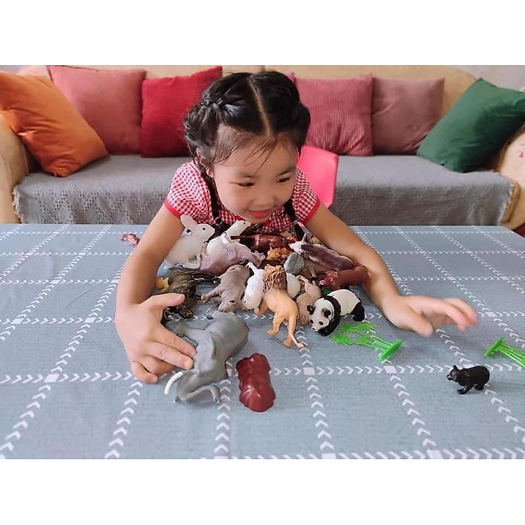 Đồ Chơi Mô Hình Động Vật Hoang Dã Bằng Nhựa Dẻo (58 Chi Tiết) - Ảnh 4
