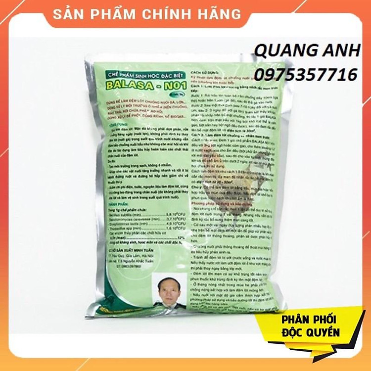 Men Chế Phẩm Sinh Học Đặc Biệt BALASA-N01 - Gói 1kg