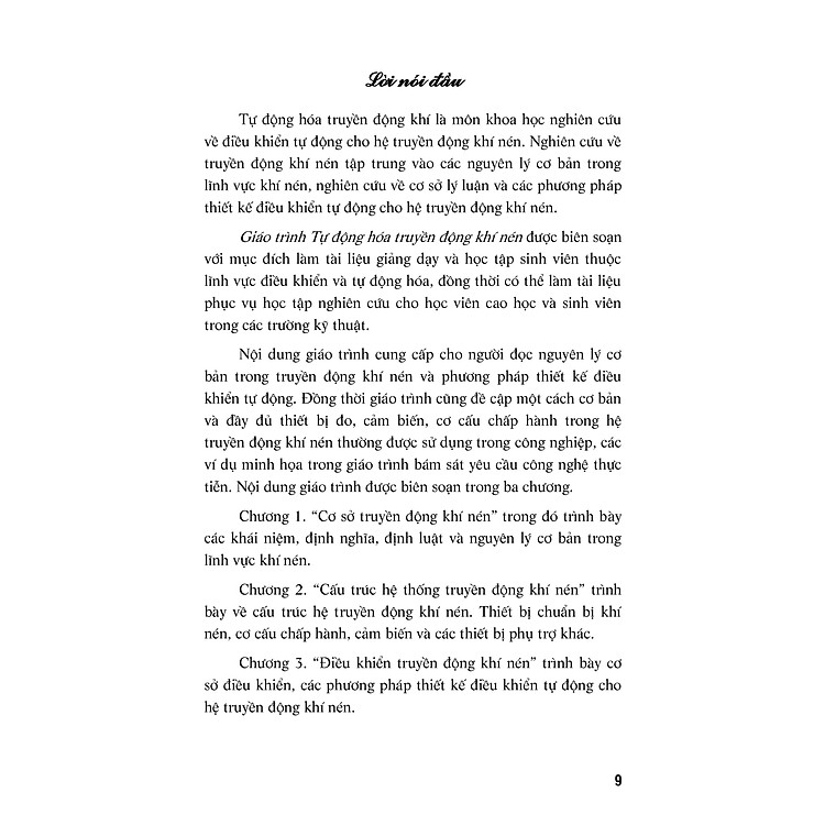 Giáo Trình Tự Động Hóa Truyền Động Khí Nén - Ảnh 2