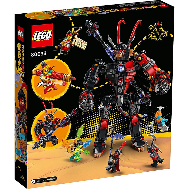 LEGO 80033 MONKIE KID - Chiến Giáp Hắc Hầu Vương Chính hãng Ưu đãi - Hình ảnh 2