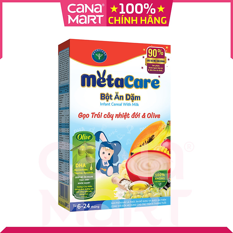 Tìm mua tại Avakids:Bột ăn dặm Nutricare Metacare Gạo Olive Tin cậy, tràn ngập Khuyến mãi, Ưu đãi